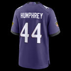 B.Ravens #44 Marlon Humphrey Purple Team Game Stitched Football American Jersey