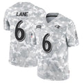 B.Ravens ££6 Ja'Kobi Lane Camo 2024 Salute to Service Limited Stitched American Football Jerseys