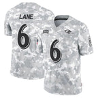B.Ravens ££6 Ja'Kobi Lane Camo 2024 Salute to Service Limited Stitched American Football Jerseys