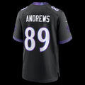 B.Ravens #89 Mark Andrews Black Alternate Game Stitched Football American Jersey