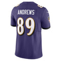 B.Ravens #89 Mark Andrews Purple Vapor F.U.S.E. Limited Stitched Football American Jersey