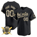 Baltimore Orioles Armed Forces Day Vapor Premier Limited Custom Jersey â€?Black Baseball Jersey
