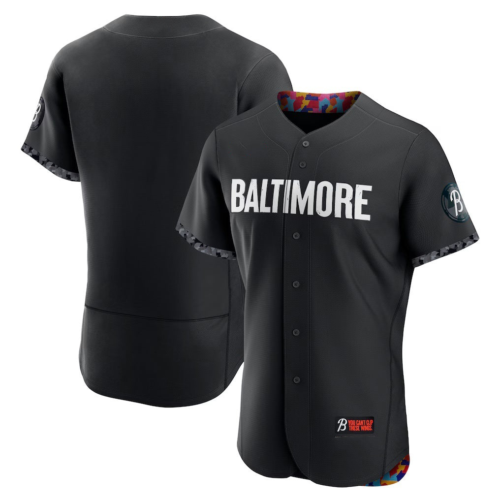 Baltimore Orioles Black City Connect Authentic Baseball Jersey