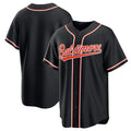 Baltimore Orioles Blank Black Out Stitched Baseball Jersey
