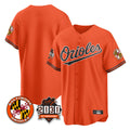 Baltimore Orioles Orange 30th Anniversary of 2131 Home Game Blank Player Stitched Baseball Jersey
