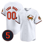 Baltimore Orioles Robinson Patch Vapor Premier Limited Custom Jersey V3 â€?White Baseball Jersey