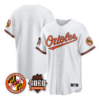 Baltimore Orioles White 30th Anniversary of 2131 Home Game Blank Player Stitched Baseball Jersey
