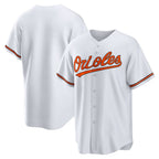 Baltimore Orioles White Home Replica Team Baseball Jersey