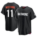 Baltimore Orioles #11 Jordan Westburg Player Black City Connect Home Game Stitched Baseball Jersey