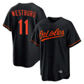 Baltimore Orioles #11 Jordan Westburg Player Black Home Game Stitched Baseball Jersey