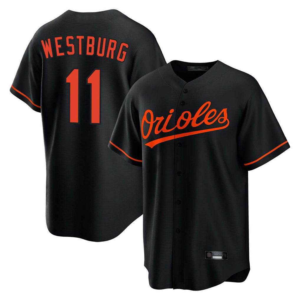 Baltimore Orioles #11 Jordan Westburg Player Black Home Game Stitched Baseball Jersey