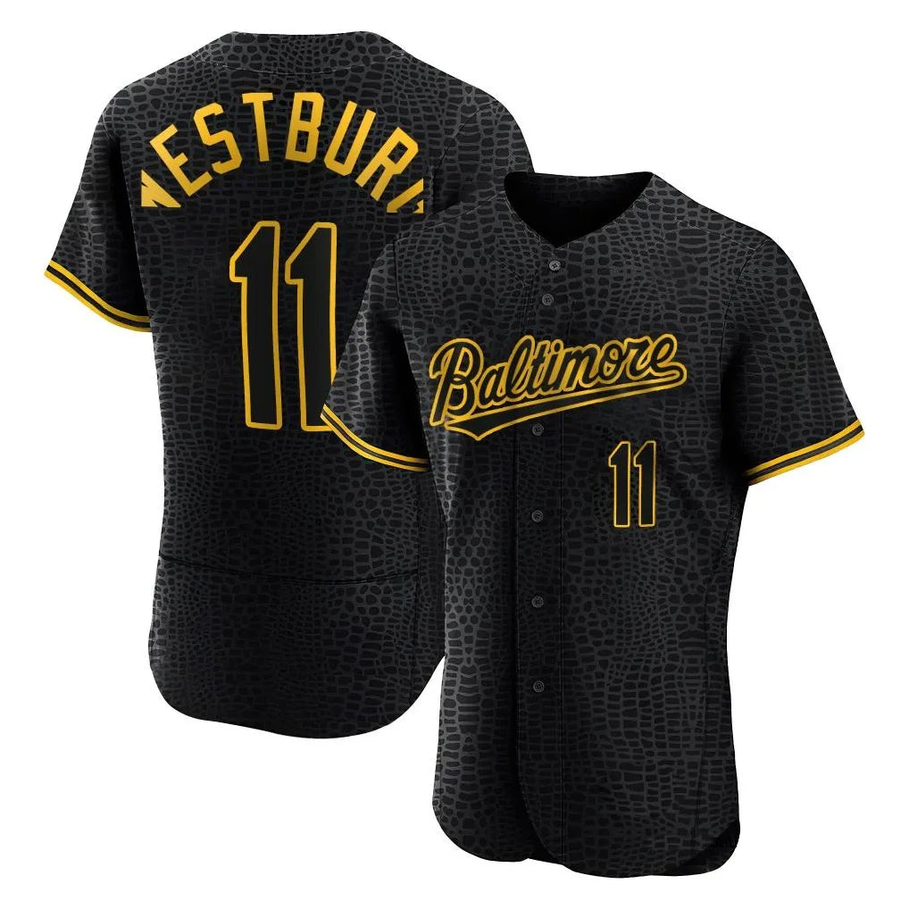 Baltimore Orioles #11 Jordan Westburg Player Black Snake Skin City Limited Elite Home Stitched Baseball Jersey