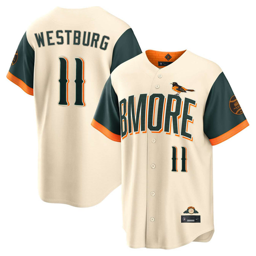 Baltimore Orioles #11 Jordan Westburg Player Cream 2026 City Connect Home Game Stitched Baseball Jersey