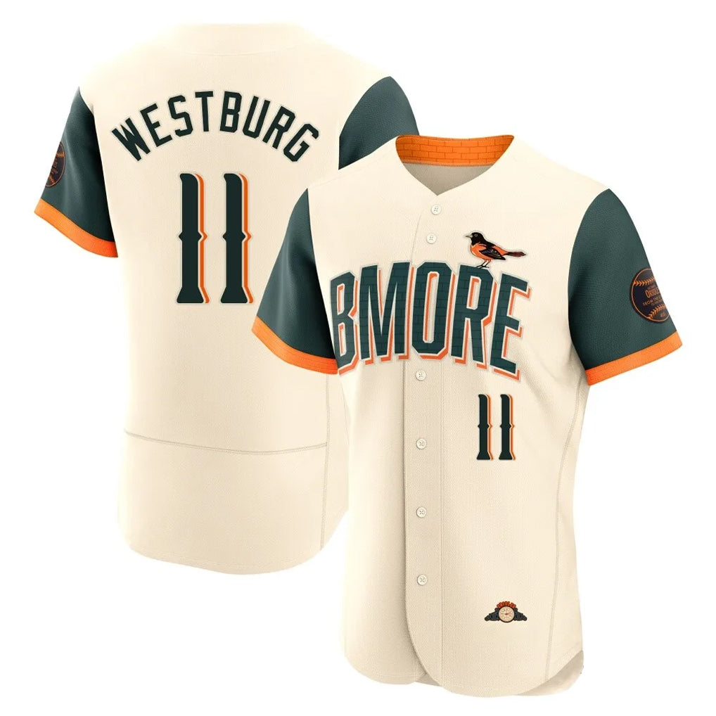 Baltimore Orioles #11 Jordan Westburg Player Cream 2026 City Connect Limited Elite Home Game Stitched Baseball Jersey
