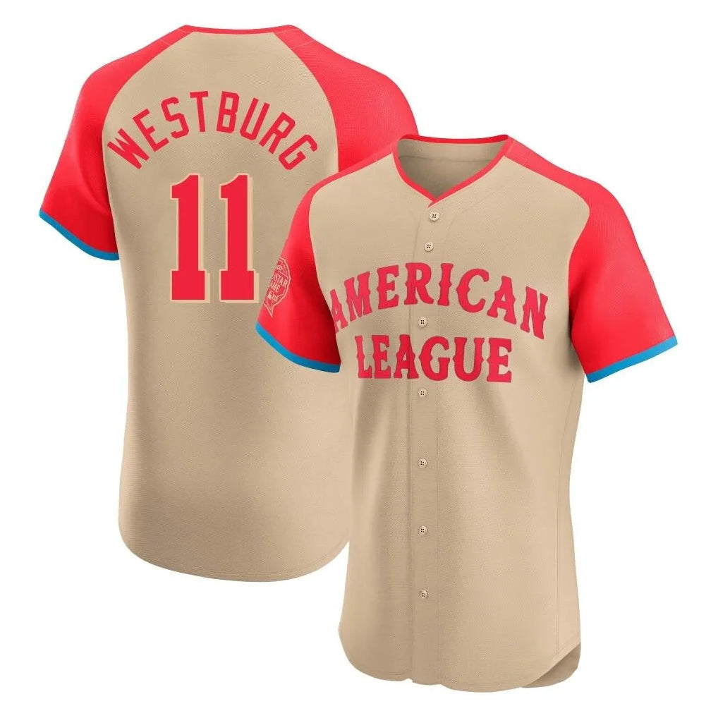Baltimore Orioles #11 Jordan Westburg Player Cream American League All-Star Limited Elite Home Game Stitched Baseball Jersey