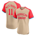 Baltimore Orioles #11 Jordan Westburg Player Cream American League All-Star Limited Elite Home Game Stitched Baseball Jersey