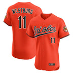 Baltimore Orioles #11 Jordan Westburg Player Orange Limited Elite Home Game Stitched Baseball Jersey