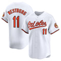 Baltimore Orioles #11 Jordan Westburg White Home Limited Player Baseball Jersey