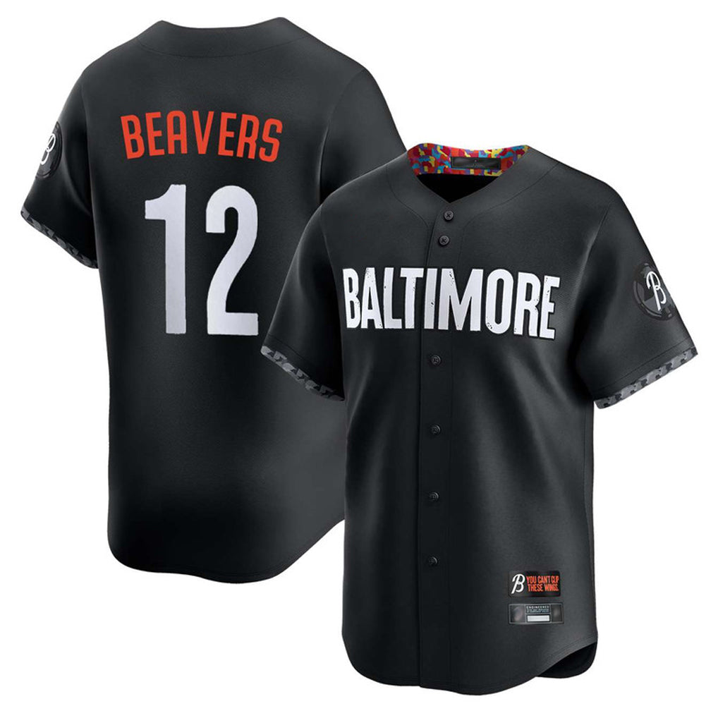 Baltimore Orioles #12 Dylan Beavers Player Black City Connect Limited Home Game Stitched Baseball Jersey