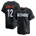 Baltimore Orioles #12 Dylan Beavers Player Black City Connect Limited Home Game Stitched Baseball Jersey