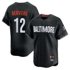 Baltimore Orioles #12 Dylan Beavers Player Black City Connect Limited Home Game Stitched Baseball Jersey
