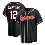 Baltimore Orioles #12 Dylan Beavers Player Black Out Home Game Stitched Baseball Jersey