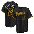 Baltimore Orioles #12 Dylan Beavers Player Black Snake Skin City Home Game Stitched Baseball Jersey