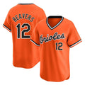 Baltimore Orioles #12 Dylan Beavers Player Orange T-shirt Limited Home Game Stitched Baseball Jersey