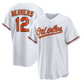 Baltimore Orioles #12 Dylan Beavers White Home Replica Baseball Jersey