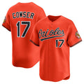Baltimore Orioles #17 Colton Cowser Orange 2025 2nd Alternate Limited Stitched Baseball Jersey