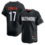 Baltimore Orioles #17 Colton Cowser Player Black City Connect Limited Home Game Stitched Baseball Jersey