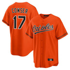 Baltimore Orioles #17 Colton Cowser Player Orange Home Game Stitched Baseball Jersey