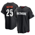 Baltimore Orioles #25 Pete Alonso Player Black City Connect Home Game Stitched Baseball Jersey