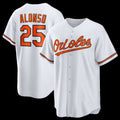 Baltimore Orioles #25 Pete Alonso White Home Replica Baseball Jersey