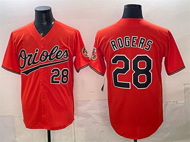 Baltimore Orioles #28 Trevor Rogers Orange 2025 Limited Stitched Baseball Jersey