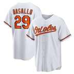 Baltimore Orioles #29 Samuel Basallo White Replica Player Baseball Jersey