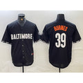 Baltimore Orioles #39 Corbin Burnes Black 2023 City Connect Cool Base Stitched Baseball Jersey
