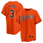 Baltimore Orioles #3 Taylor Ward Player Orange Home Game Stitched Baseball Jersey