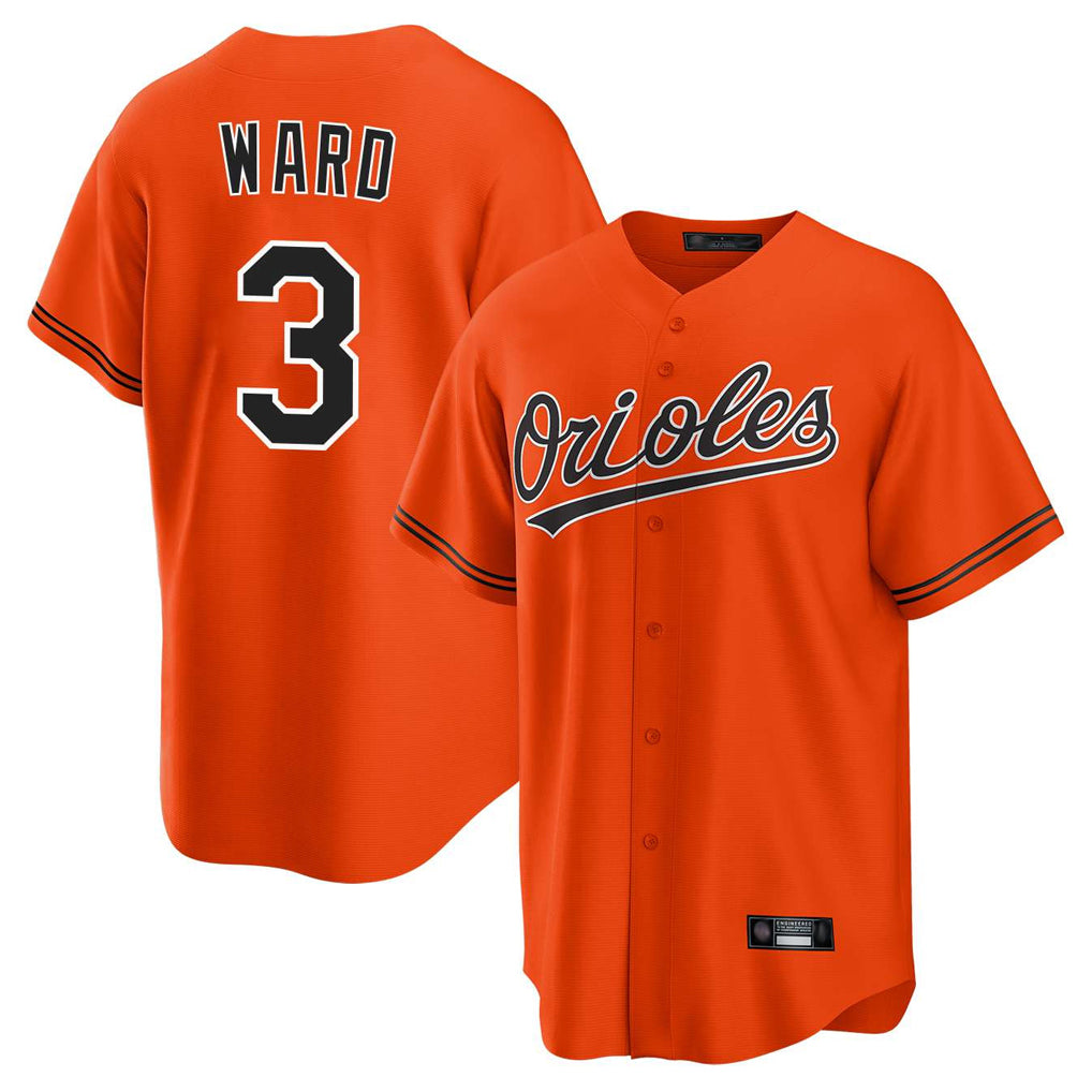 Baltimore Orioles #3 Taylor Ward Player Orange Home Game Stitched Baseball Jersey