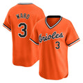 Baltimore Orioles #3 Taylor Ward Player Orange T-shirt Limited Home Game Stitched Baseball Jersey