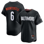 Baltimore Orioles #6 Ryan Mountcastle Player Black City Connect Limited Home Game Stitched Baseball Jersey