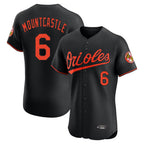 Baltimore Orioles #6 Ryan Mountcastle Player Black Limited Elite Home Game Stitched Baseball Jersey