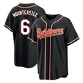 Baltimore Orioles #6 Ryan Mountcastle Player Black Out Home Game Stitched Baseball Jersey