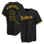 Baltimore Orioles #6 Ryan Mountcastle Player Black Snake Skin City Home Game Stitched Baseball Jersey