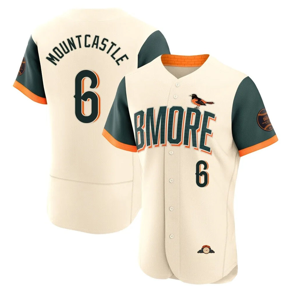 Baltimore Orioles #6 Ryan Mountcastle Player Cream 2026 City Connect Limited Elite Home Game Stitched Baseball Jersey