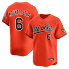 Baltimore Orioles #6 Ryan Mountcastle Player Orange Limited Home Game Stitched Baseball Jersey
