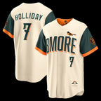 Baltimore Orioles #7 Jackson Holliday Natural 2026 City Connect Stadium Baseball Jersey