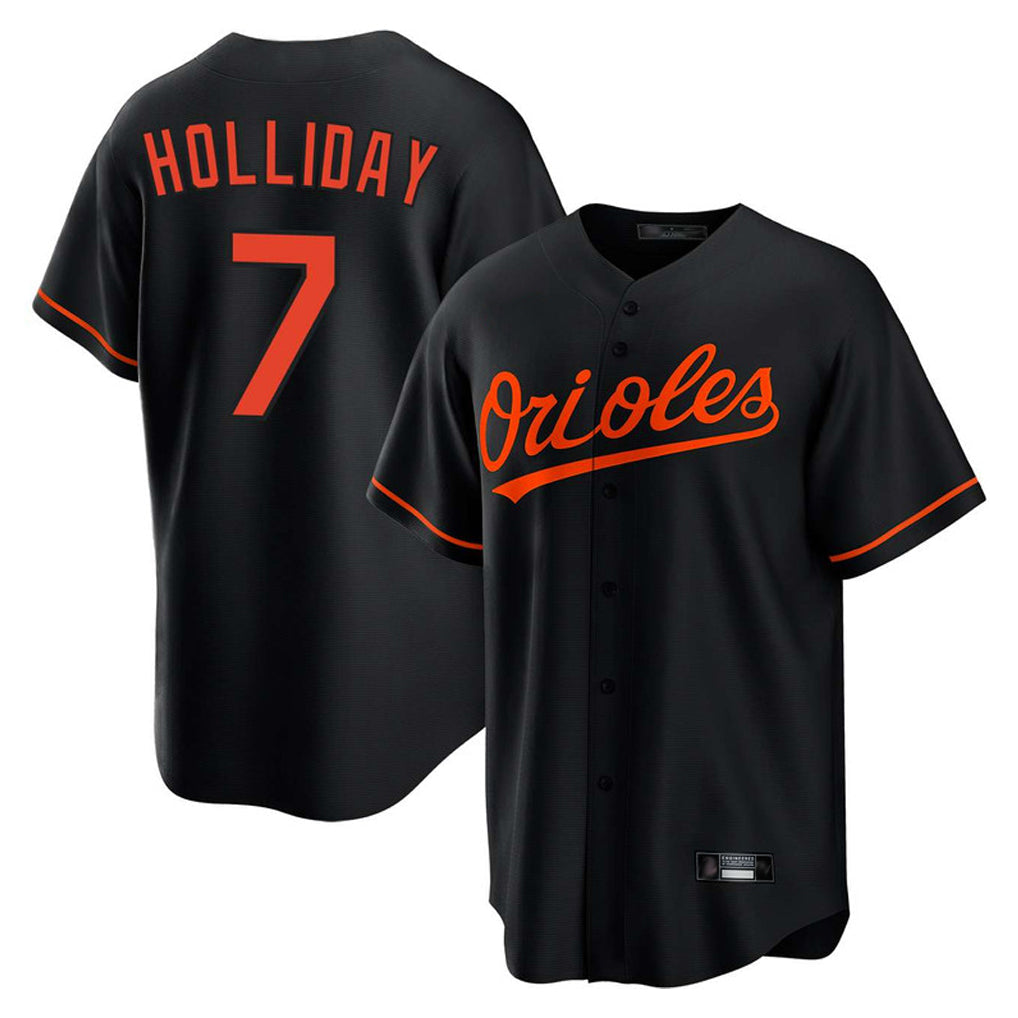 Baltimore Orioles #7 Jackson Holliday Player Black Home Game Stitched Baseball Jersey