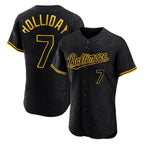 Baltimore Orioles #7 Jackson Holliday Player Black Snake Skin City Limited Elite Home Stitched Baseball Jersey