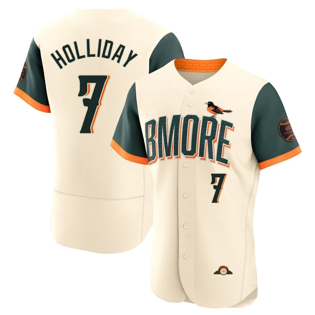 Baltimore Orioles #7 Jackson Holliday Player Cream 2026 City Connect Limited Elite Home Game Stitched Baseball Jersey